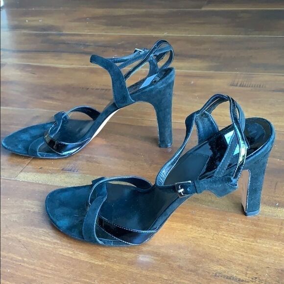 𝅺ARTURO Chiang Patent Suede High Heel Sandal Shoes - Picture 6 of 8